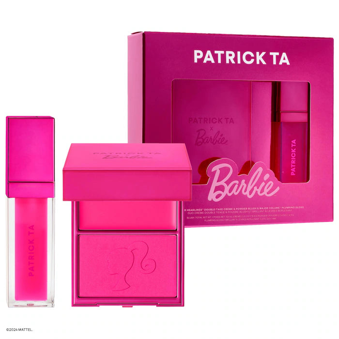 PATRICK TA
Patrick Ta x Barbie™ Blush Duo and Lip Plumper